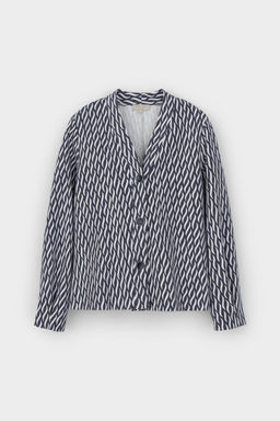 ЕВТ 3284/синие мини косы жакет жен