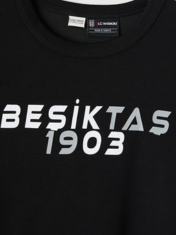 Be?ikta? Bask?l? Erkek ?ocuk Soft Touch Ti??rt
