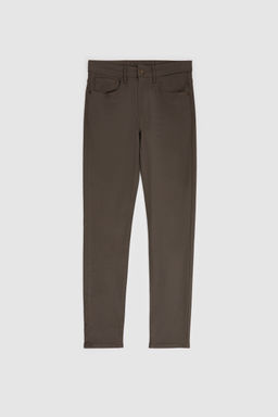 Erkek Slim Fit A__k Kahverengi Jean Pantolon - U.s. polo assn фото 7