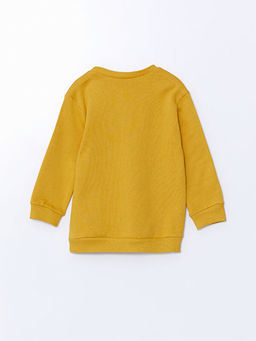 Bisiklet Yaka Bask?l? Erkek Bebek Sweatshirt - Waikiki фото 6