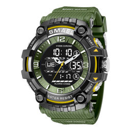 Часы наручные Smael электронные SM8089army-green