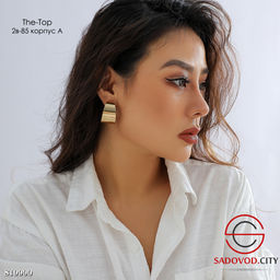 Серьги объёмные кольца