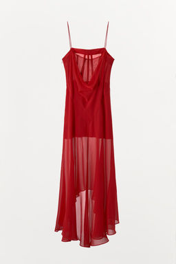 ASYMMETRIC BUSTIER MIDI DRESS - Zara фото 5