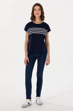 Kad_n Lacivert Ti__rt Sepette S_rpriz _ndirim - U.s. polo assn фото 4