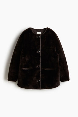 Chaqueta efecto pelo