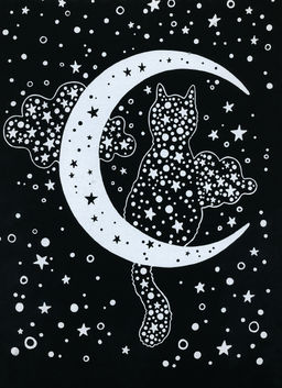 Hobbius GHPB-06 Набор для творчества Гравюра-блокнот 14 x 20 см Космический кот  фото 9