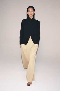 HIGH NECK BUTTONED BLAZER ZW COLLECTION - Zara фото 24