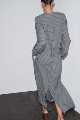 ZW COLLECTION STRIPED SHIRT DRESS - Zara фото 11