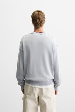 WASHED REVERSE EFFECT SWEATER - Zara фото 15