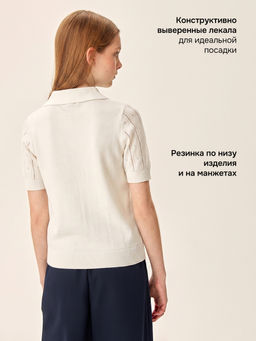 Джемпер 4ш70626 молочный