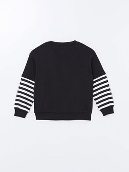 Bisiklet Yaka K?z ?ocuk Sweatshirt - Waikiki фото 3