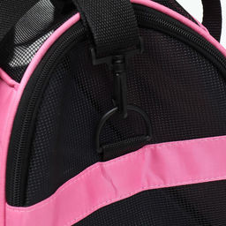 Сумка-переноска сетчатая, 43 х 21 х 30 см, розовая - Пижон фото 9