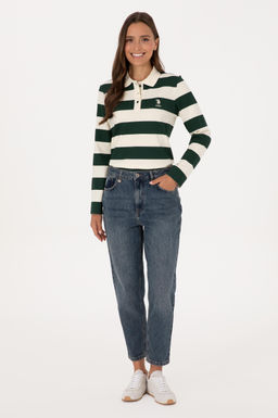 Kad_n Koyu Ye_il Sweatshirt Sepette S_rpriz _ndirim - U.s. polo assn фото 4