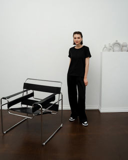 Брюки с декоративным швом BA004 - Sahar art lab фото 3