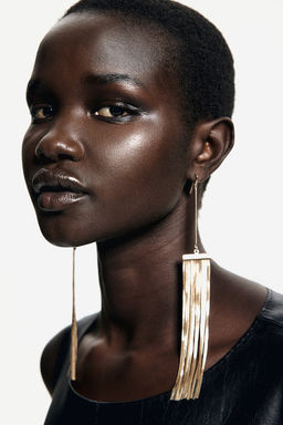 Pendientes con flecos