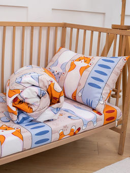 Наволочка 40*60 см, бязь "Комфорт", детская расцветка (Кот батон)