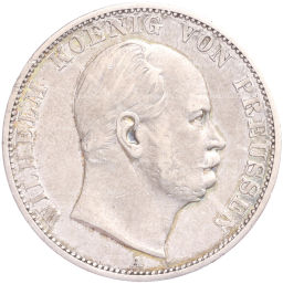 1 талер 1867 года А Пруссия