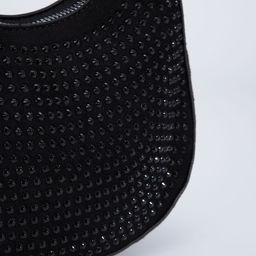 Сумка-багет на молнии, цвет чёрный - Simaland фото 4