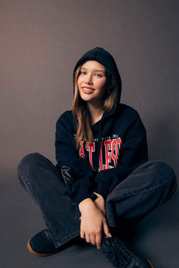 Толстовка с капюшоном и принтом Cool Oversize