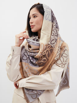 В составе шерсть и кашемир! теплый двусторонний палантин - Tantino фото 5