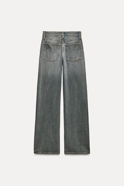 TRF WIDE-LEG MID-WAIST JEANS - Zara фото 35