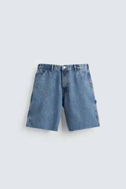 CARPENTER POCKET DENIM BERMUDA SHORTS - Zara фото 24