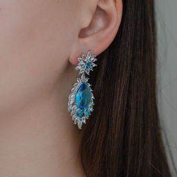 Серьги Арт. 3V-3436-W - MyGemma фото 2