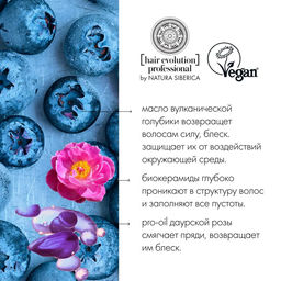 Несмываемый кондиционер для волос перед укладкойBE-CURL. Гладкость & блеск, 120 мл /Natura Siberica / Hair Evolution  фото 3