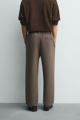PLEATED RELAXED FIT TROUSERS - Zara фото 13