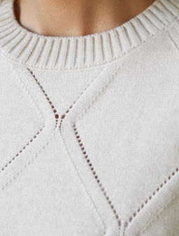 Джемпер из пряжи с кашемиром - Vilatte фото 2