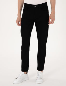 Siyah Slim Fit Jean Pantolon