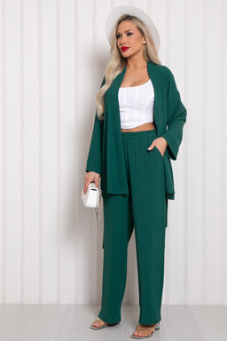 Костюм брючный Сингапур (зеленый) К11-89 - Николь фото 4