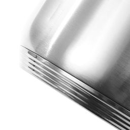 Кастрюля из нержавеющей стали Rondy 6л, д21см, h13,5см, стеклянная крышка, двойное капсулированное дно, подарочная коробка, Appetite (Китай) - Домашняя мода фото 4