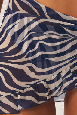 Turuncu Batik Desenli Mini Dokuma Sifon Plaj Pareo TBESS23PR00008 - Trendyolmilla фото 11