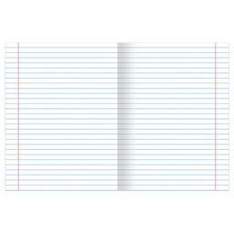 Цена за 2шт. Тетрадь А5 48 л. BRAUBERG скоба, линия, обложка картон, "Magical Colors" (микс в спайке)