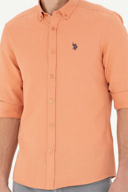 Мужская базовая рубашка с длинным рукавом Brick Brick - U.s. polo assn фото 6