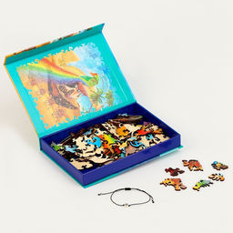 Пазлы фигурные Призрачный мираж с кулоном на руку, 126 деталей - Puzzle фото 9