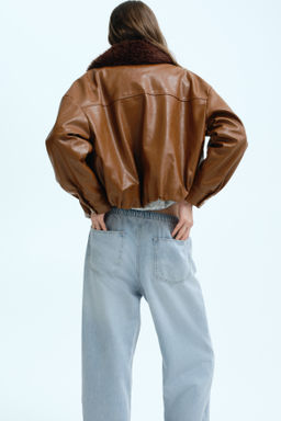 Pantal?n denim con cord?n de ajuste - H&m фото 6