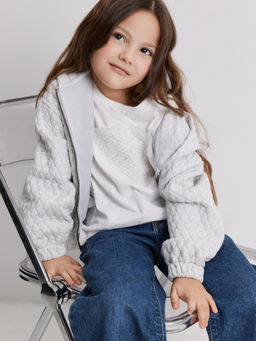 ACOOLA / Блузка детская для девочек Yanina белый  фото 4