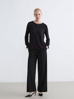 Bisiklet Yaka F?rf?rl? Bluz