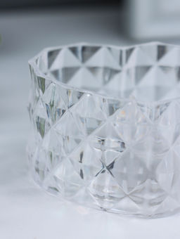 Цена за 2 шт. Светодиодная свеча LED - ночник RISALUX «В сердце», от батареек 3×LR1130, прозрачный, 6.7×6.5×3.8 см