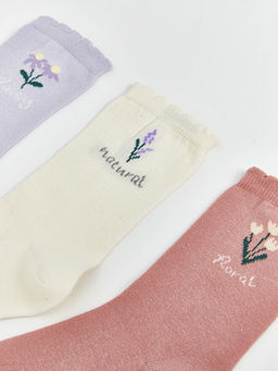 ?i?ekli Kad?n Soket ?orap 5li