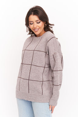 Джемпер В 2008/серо-белый - Злата Стиль фото 15