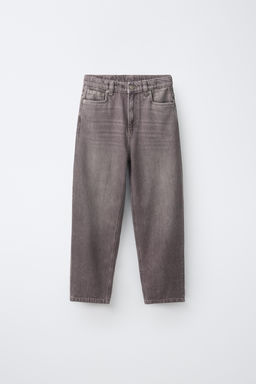 JEANS LOOSE EFECTO LAVADO / Vino