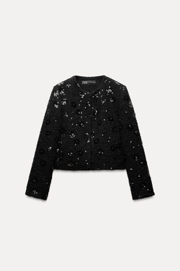 SEQUIN BLAZER - Zara фото 4