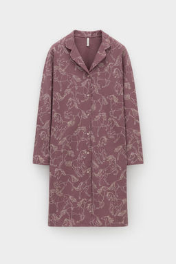 Е 50025/каштан,белая лошадь халат жен - Very neat фото 2