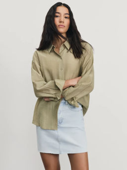 Джинсовая юбка мини / Zarina