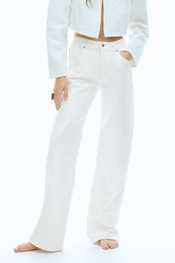 Wide High Waist Jeans - H&m фото 20