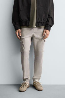 PANTAL?N CARGO SLIM FIT / Gris claro - Zara фото 10