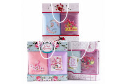 Набор салфеток микрофибра  8 Марта  3831 в сумочке 4шт.